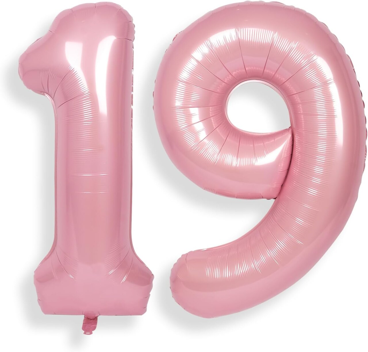 40-Inch Pink Number 19 Balloon – Jumbo Foil Mylar Helium Balloon for 19th Birthday, Anniversary, or Party Decorations for Girls & Women (Pink Number) 5 x 5 x 0.7 inches